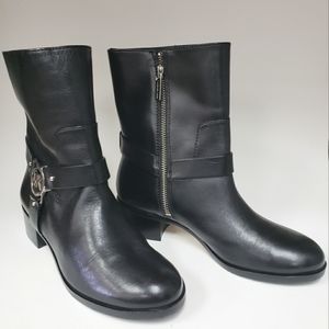 NEW Women's Michael Kors Turner Ankle Boot Black Leather Sz. 6